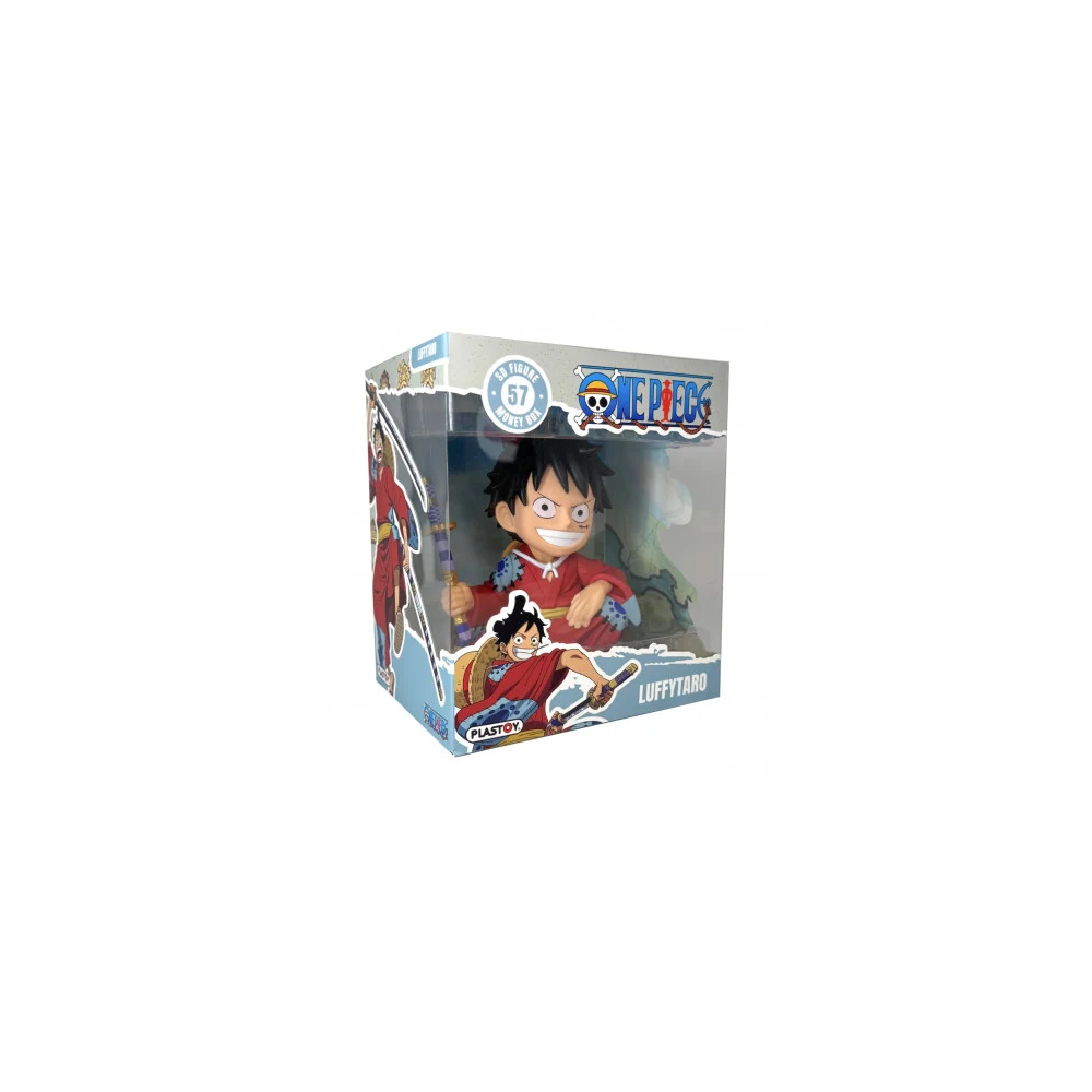 ONE PIECE MONKEY D LUFFY LUFFYTARO COIN BANK SALVADANAIO PLASTOY