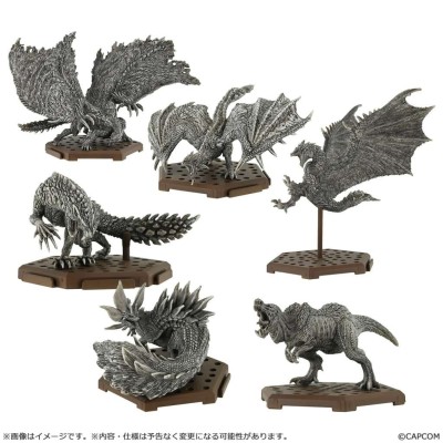 MONSTER HUNTER TRADING FIGURES STONE VER. DISPLAY SET 6 MINI FIGURES CAPCOM