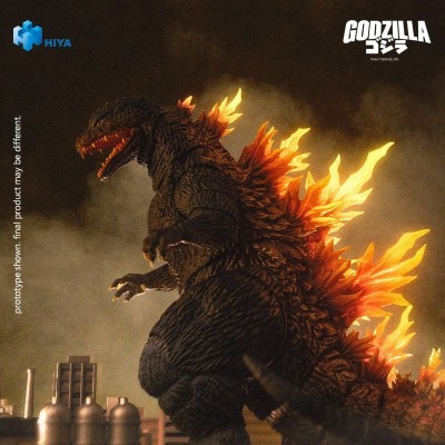 GODZILLA 2000 MILLENNIUM EXQUISITE BASIC GODZILLA HEAT RAY ACTION FIGURE HIYA TOYS