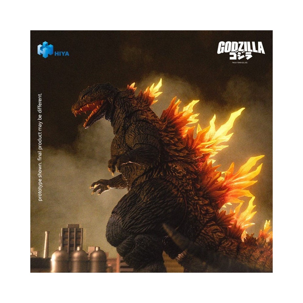 GODZILLA 2000 MILLENNIUM EXQUISITE BASIC GODZILLA HEAT RAY ACTION FIGURE HIYA TOYS