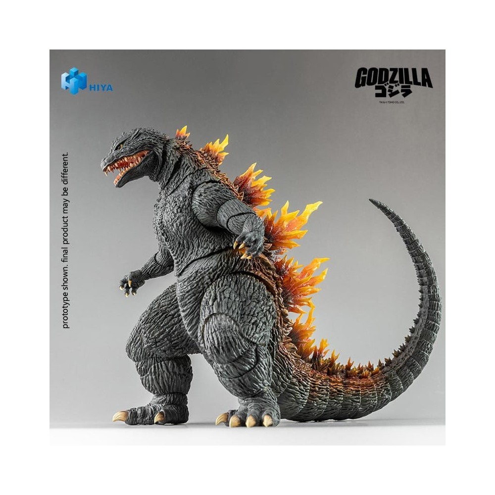 GODZILLA 2000 MILLENNIUM EXQUISITE BASIC GODZILLA HEAT RAY ACTION FIGURE HIYA TOYS