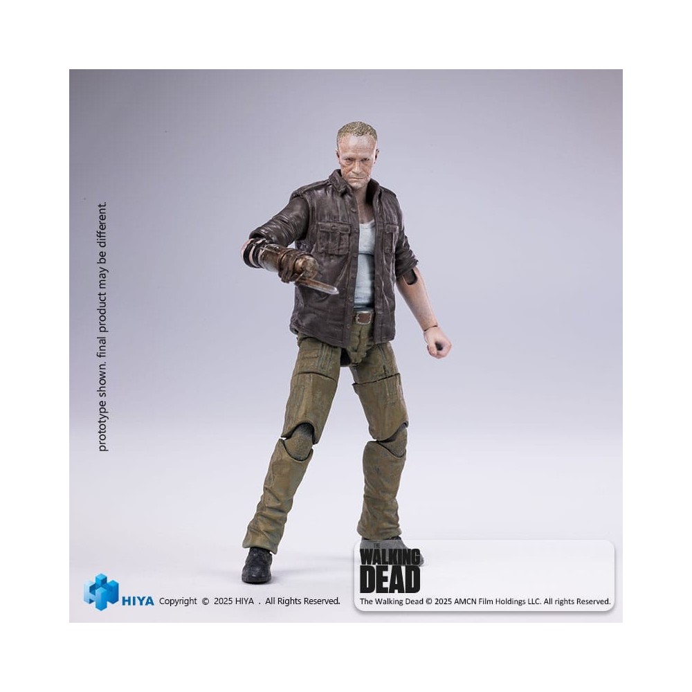 THE WALKING DEAD EXQUISITE MERLE DIXON ACTION FIGURE HIYA TOYS