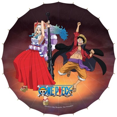 SAKAMI MERCHANDISE ONE PIECE MONKEY D.LUFFY AND YAMATO WAGASA UMBRELLA