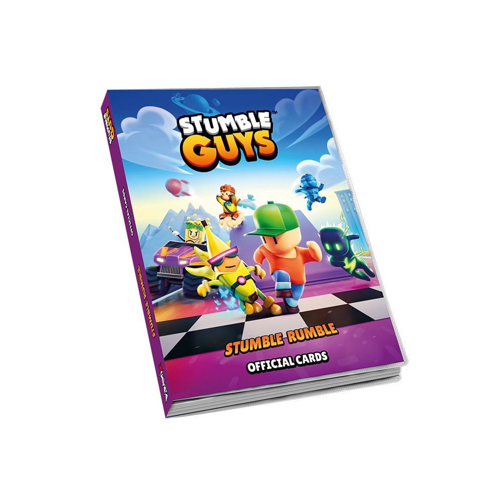 STUMBLE GUYS STUMBLE RUMBLE OFFICIAL CARDS SET CON RACCOGLITORE