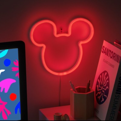 PALADONE PRODUCTS DISNEY MICKEY MOUSE NEON LED WALL LIGHT