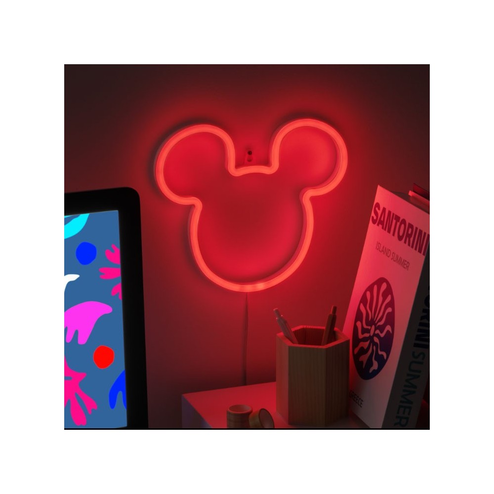 DISNEY MICKEY MOUSE NEON LED LIGHT LAMPADA DA MURO PALADONE PRODUCTS