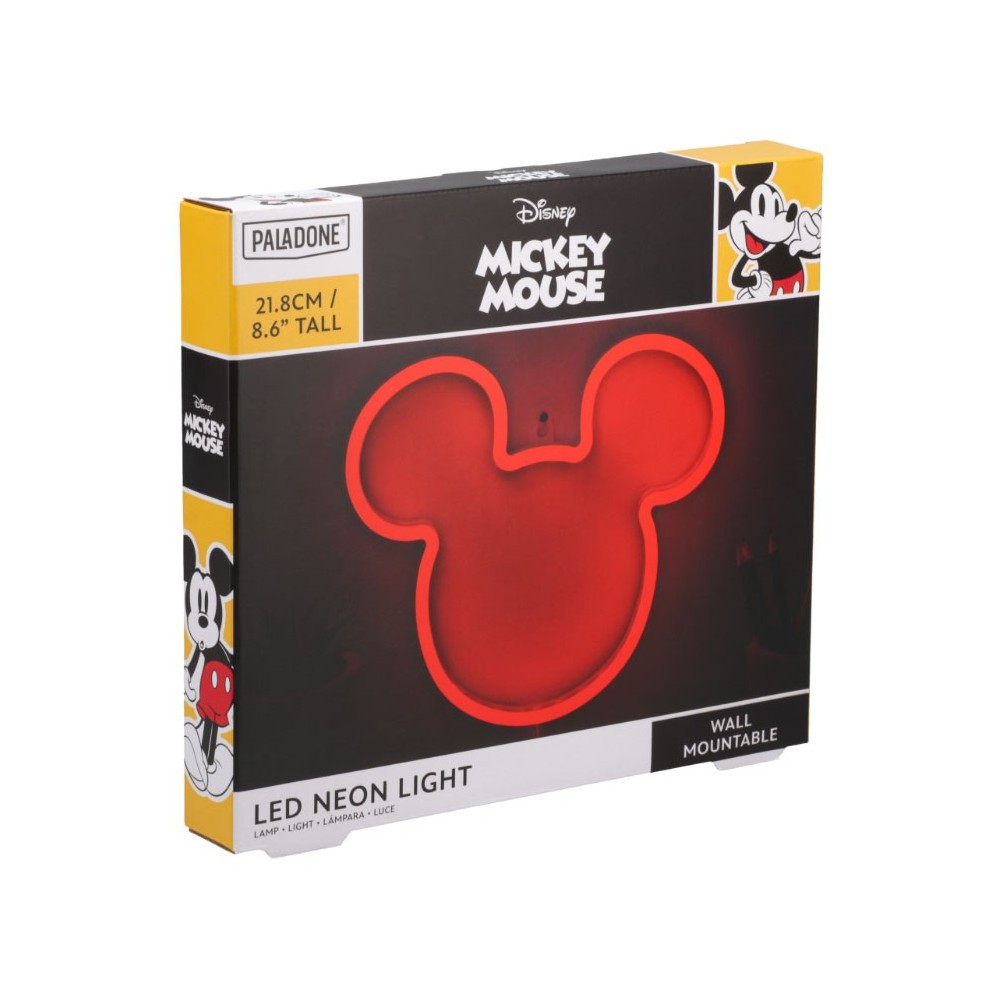 PALADONE PRODUCTS DISNEY MICKEY MOUSE NEON LED WALL LIGHT