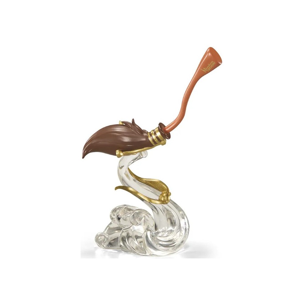 HARRY POTTER NIMBUS 2000 AND GOLDEN SNITCH DIORAMA STATUA NOBLE COLLECTIONS