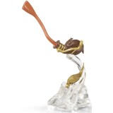 NOBLE COLLECTIONS HARRY POTTER NIMBUS 2000 AND GOLDEN SNITCH DIORAMA STATUE