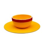 ABYSTYLE ONE PIECE STRAWHAT BOWL AND SAUCER 250ML
