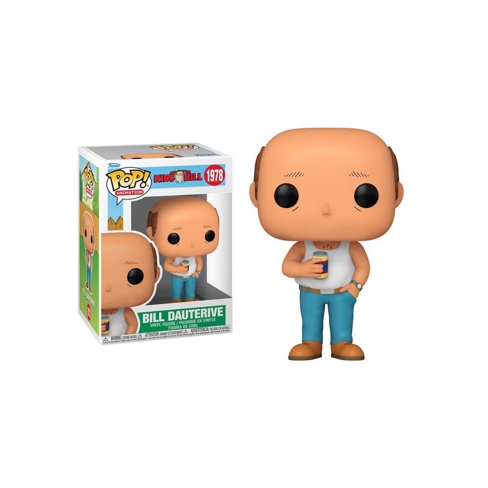 FUNKO FUNKO POP! ANIMATION KING OF THE HILL BILL DAUTERIVE BOBBLE HEAD