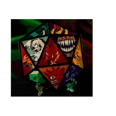 DUNGEONS AND DRAGONS D20 MEDALLION MEDAGLIONE FANATTIK