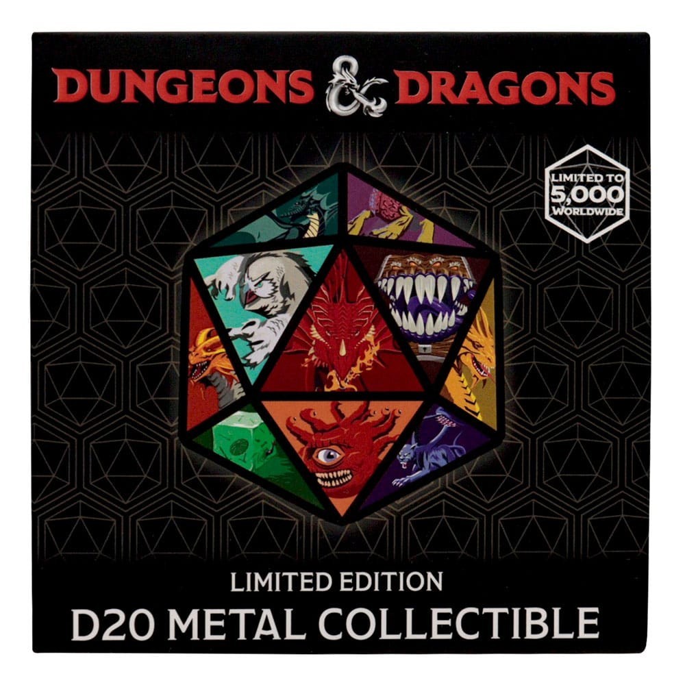 FANATTIK DUNGEONS AND DRAGONS D20 MEDALLION