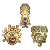 FANATTIK DUNGEONS AND DRAGONS MONSTER PIN BADGE SET