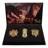 DUNGEONS AND DRAGONS MONSTER PIN BADGE SET 3X SPILLE FANATTIK