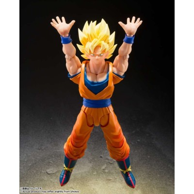 BANDAI DRAGON BALL Z SUPER SAIYAN SON GOKU THE GAMES BEGIN VERSION S.H. FIGUARTS PVC ACTION FIGURE