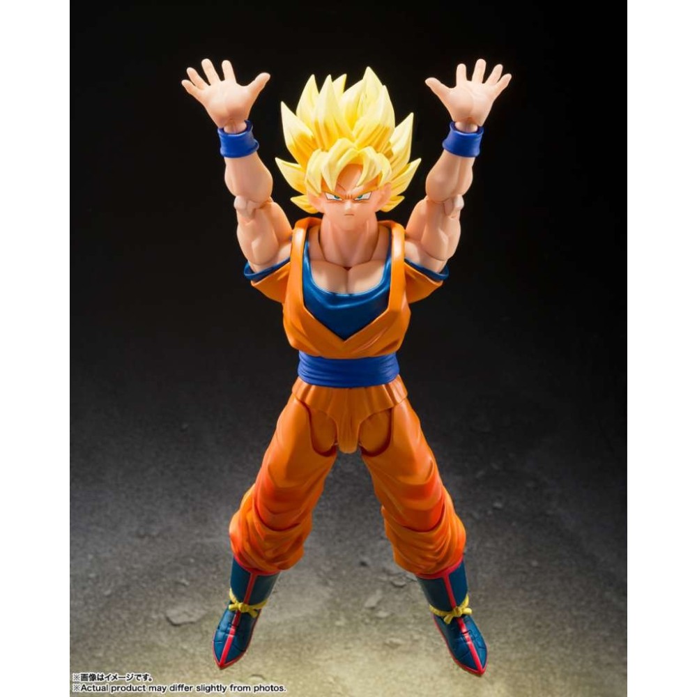 DRAGON BALL Z SUPER SAIYAN SON GOKU THE GAMES BEGIN S.H. FIGUARTS ACTION FIGURE BANDAI