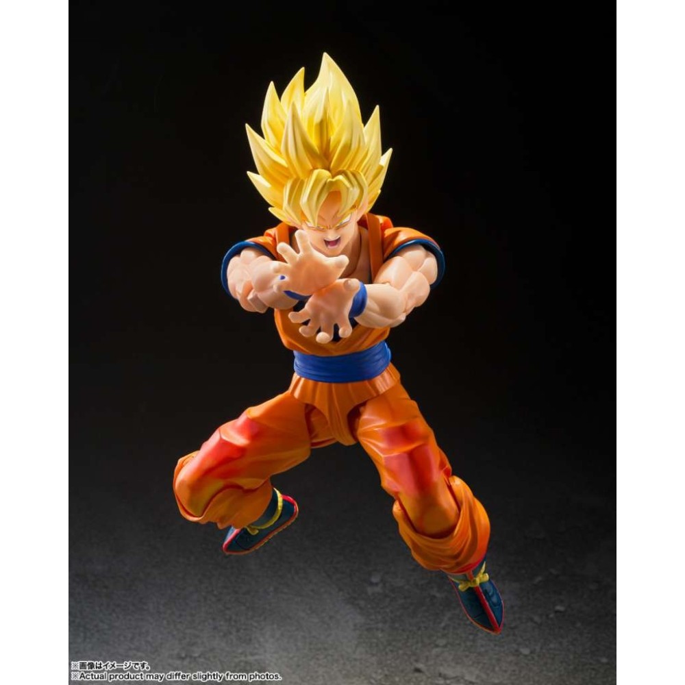 DRAGON BALL Z SUPER SAIYAN SON GOKU THE GAMES BEGIN S.H. FIGUARTS ACTION FIGURE BANDAI