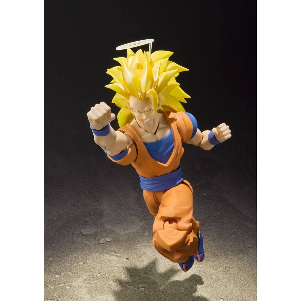 BANDAI DRAGON BALL Z SUPER SAIYAN 3 SON GOKU REISSUE S.H. FIGUARTS PVC ACTION FIGURE