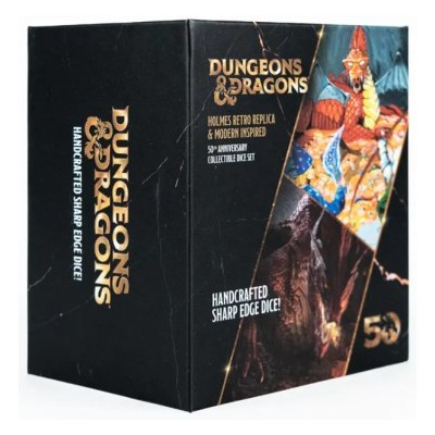 FANROLL DUNGEONS AND DRAGONS 50TH RETRO HOLMES AND MODERN INSPIRED DICE SET
