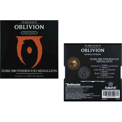 FANATTIK THE ELDER SCROLLS IV OBLIVION DARK BROTHERHOOD MEDALLION