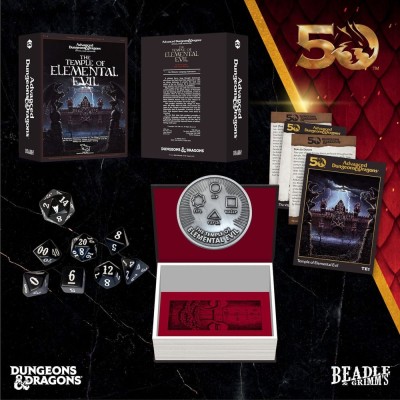 BEADLE AND GRIMM'S DUNGEONS AND DRAGONS THE TEMPLE OF ELEMENTAL EVIL CLASSIC MODULE DICE SET