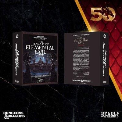 BEADLE AND GRIMM'S DUNGEONS AND DRAGONS THE TEMPLE OF ELEMENTAL EVIL CLASSIC MODULE DICE SET