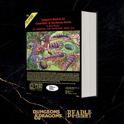 BEADLE AND GRIMM'S DUNGEONS AND DRAGONS EXPEDITION TO THE BARRIER PEAKS CLASSIC MODULE DICE SET