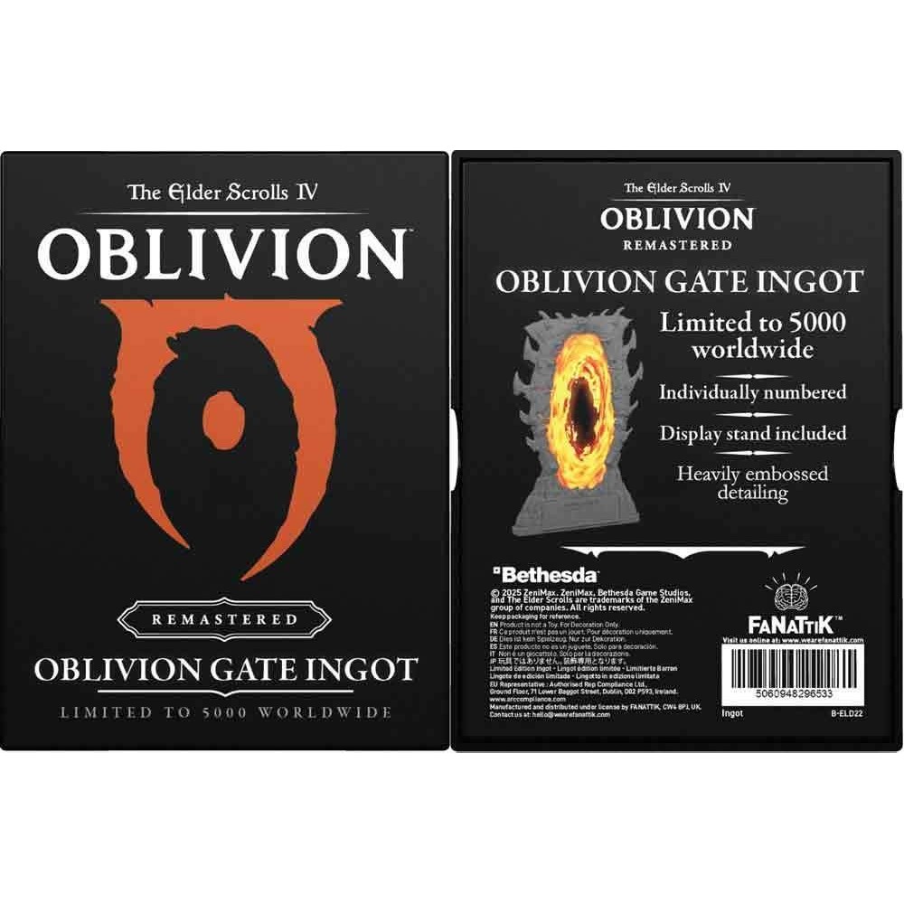 THE ELDER SCROLLS IV OBLIVION GATE INGOT FANATTIK