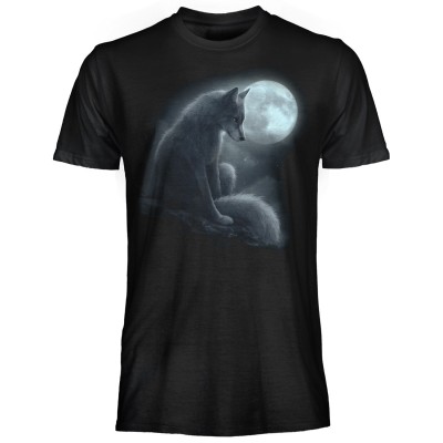 MAGLIA T SHIRT DARK EMBER LUPO LUNA