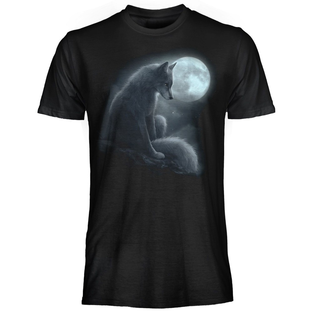 MAGLIA T SHIRT DARK EMBER LUPO LUNA