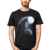 MAGLIA T SHIRT DARK EMBER LUPO LUNA