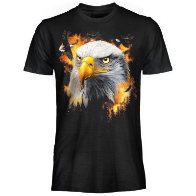 MAGLIA T SHIRT DARK EMBER AQUILA TESTA