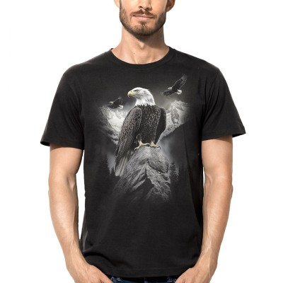 MAGLIA T SHIRT DARK EMBER AQUILA SU ROCCIA