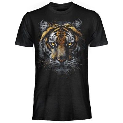 MAGLIA T SHIRT DARK EMBER TIGRE TESTA