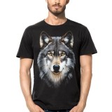 MAGLIA T SHIRT DARK EMBER LUPO TESTA