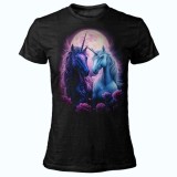 MAGLIA T SHIRT DONNA DARK EMBER UNICORNI