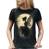 T SHIRT LADY DARK EMBER MOON FAIRY