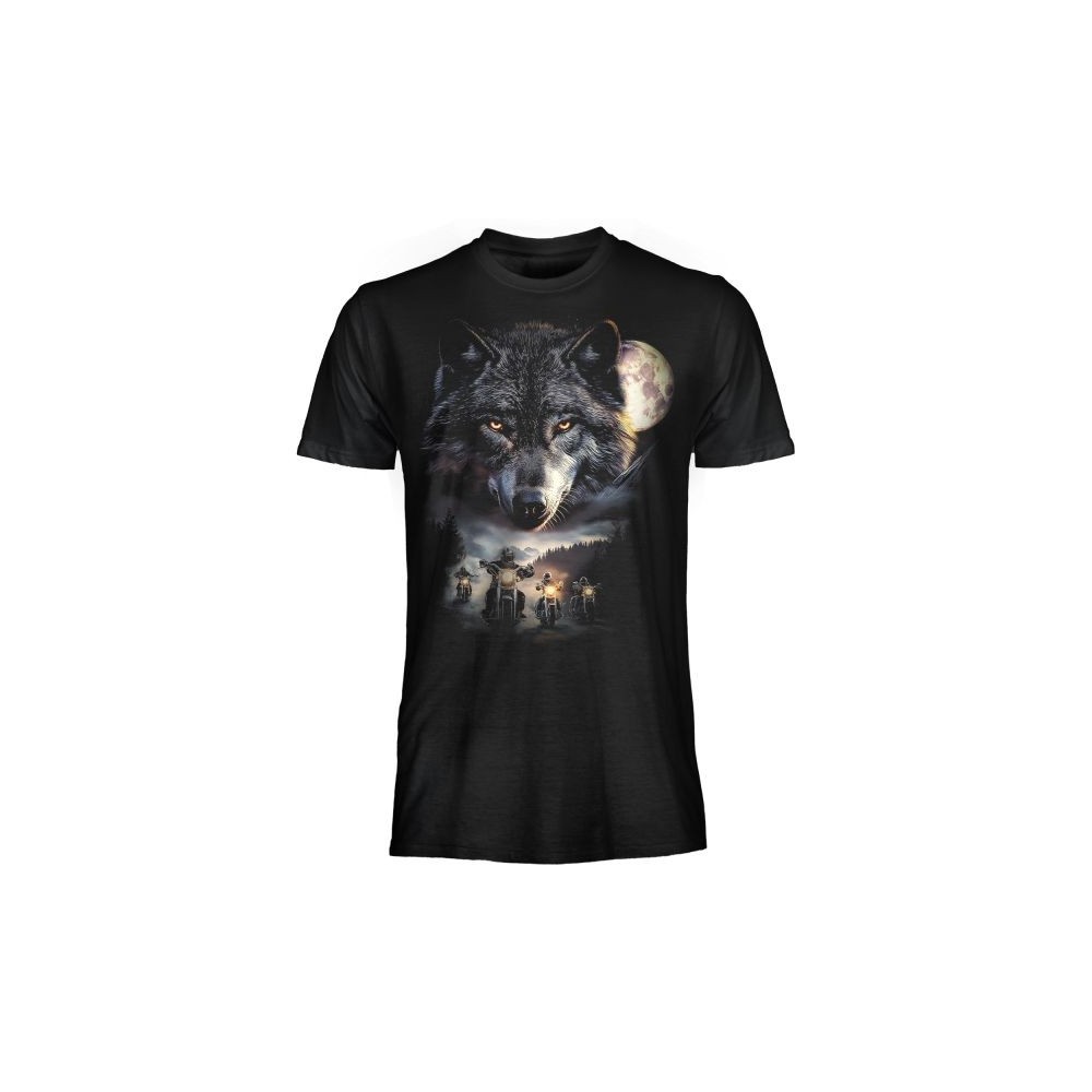 MAGLIA T SHIRT DARK EMBER LUPO MOTOCICLISTI