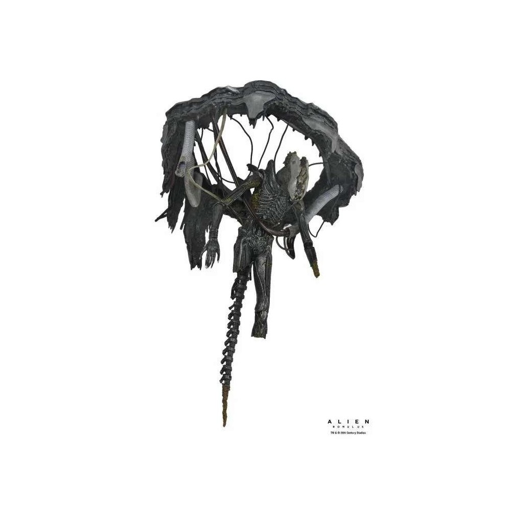 ALIEN ROMULUS XENOMORPH XX121 DELUXE SUSPENDED LAB ACTION FIGURE NECA