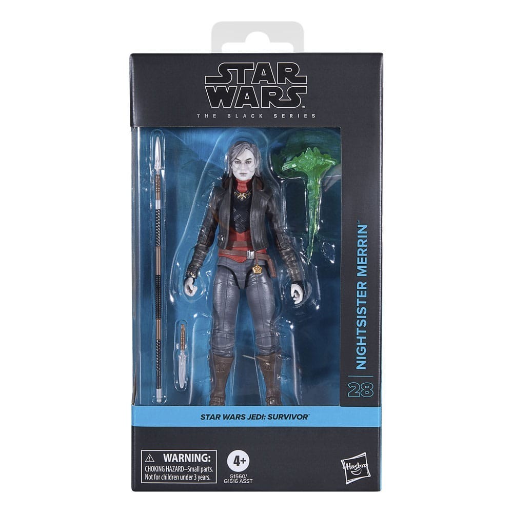 HASBRO STAR WARS THE BLACK SERIES JEDI SURVIVOR NIGHTSISTER MERRIN ACTION FIGURE
