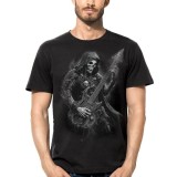 MAGLIA T SHIRT DARK EMBER SCHELETRO CHITARRISTA