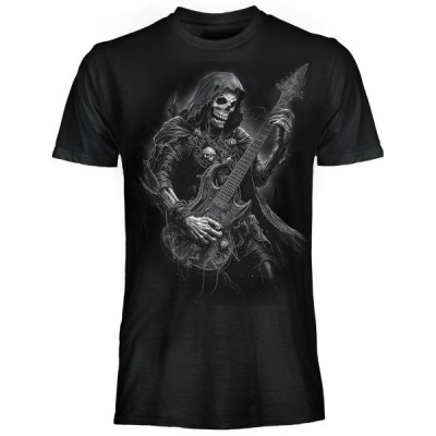 MAGLIA T SHIRT DARK EMBER SCHELETRO CHITARRISTA
