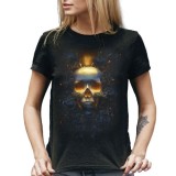 MAGLIA T SHIRT DONNA DARK EMBER TESCHIO