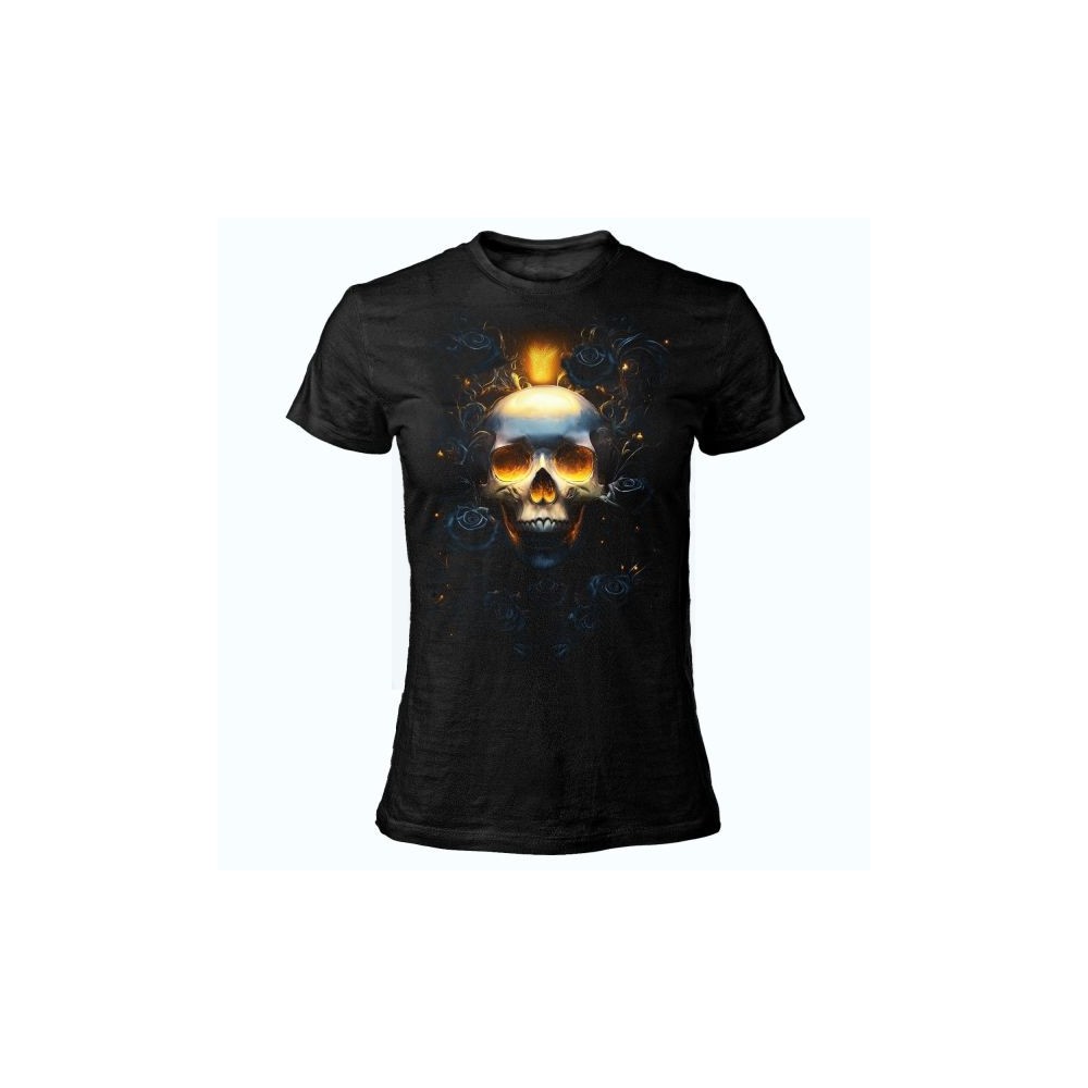 MAGLIA T SHIRT DONNA DARK EMBER TESCHIO