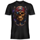 MAGLIA T SHIRT DARK EMBER TESCHIO PIRATA