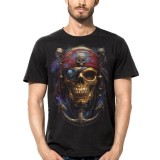 T SHIRT DARK EMBER PIRATE SKULL