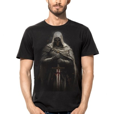 MAGLIA T SHIRT DARK EMBER SCHELETRO TEMPLARE