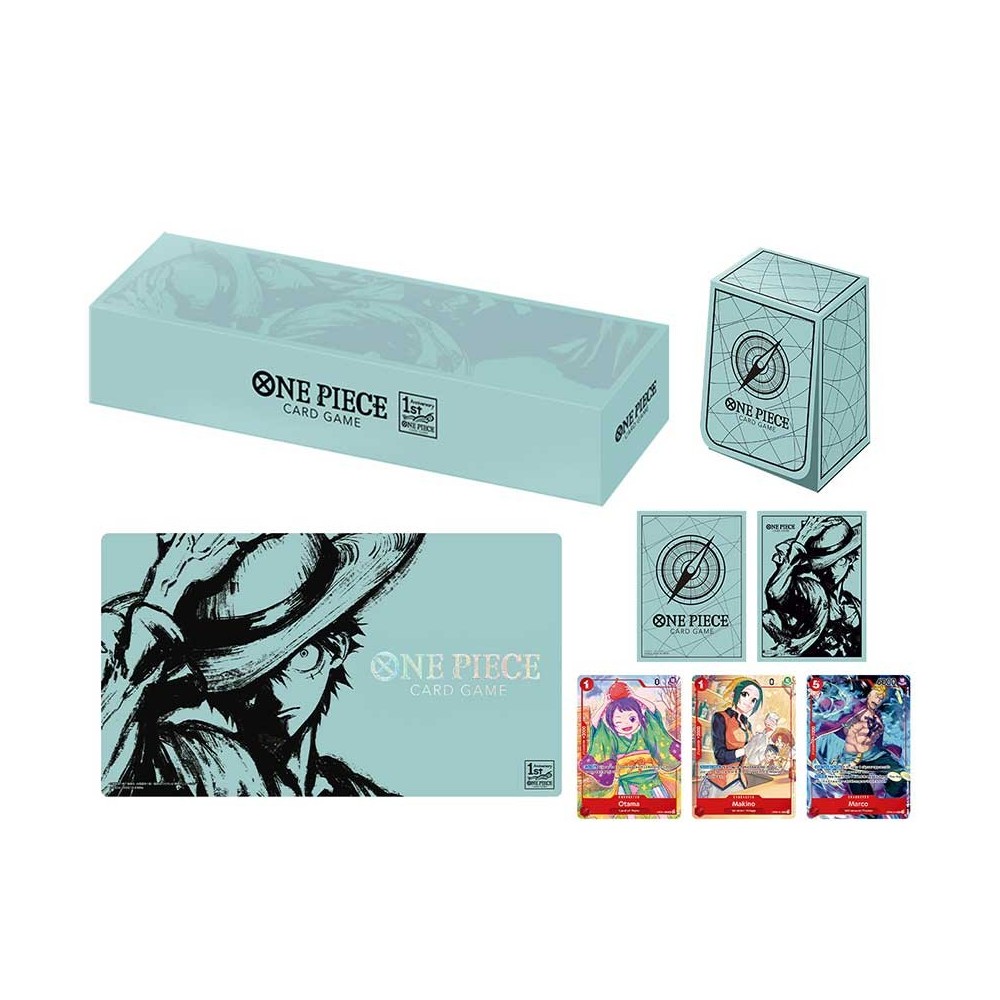 BANDAI ONE PIECE CARD GAME FIRST ANNIVERSARY SET