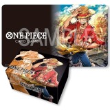 BANDAI ONE PIECE CARD GAME MONKEY D.LUFFY CARD CASE AND PLAYMAT